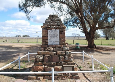 Thomas Mitchell monument - Escort Way Orange 400px