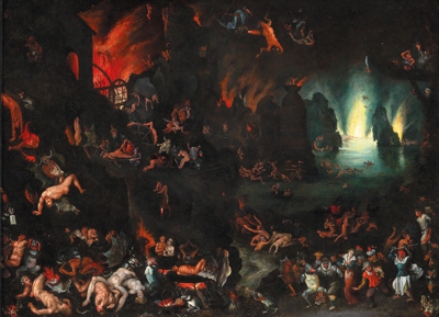 A scene of hell - Jan Brueghel 1568-1625