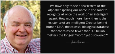 John Lennox on the obvious intelligence behind the genetic code