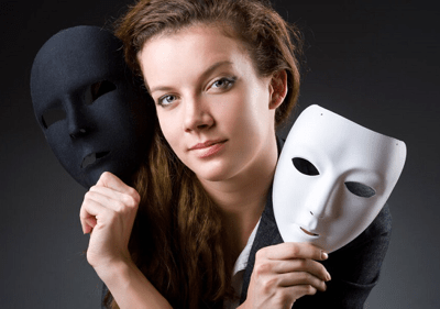 The Greek word for “hypocrite” described an actor pretending to be someone else by wearing a mask