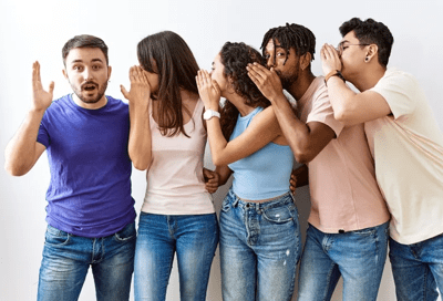 The media and politicians get their information about climate change like in the telephone game