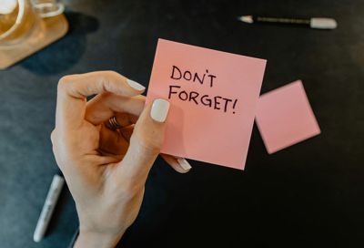 Some people use mnemonics to remember things