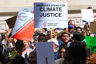 The World Council of Churches now offers training on climate litigation