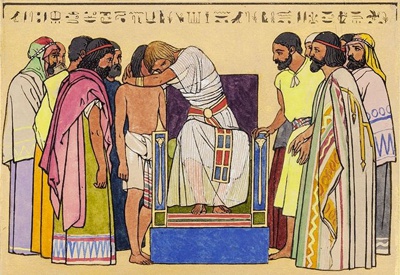 Joseph forgives his brothers