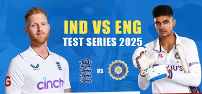 Test cricket series - India versus England 2025