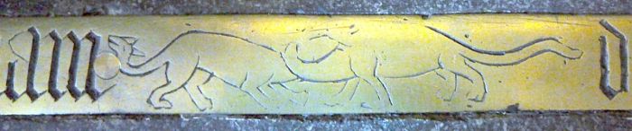 1496 image from Bishop Bell’s tomb shows what appear to be dinosaurs - Carlisle Cathedral, England